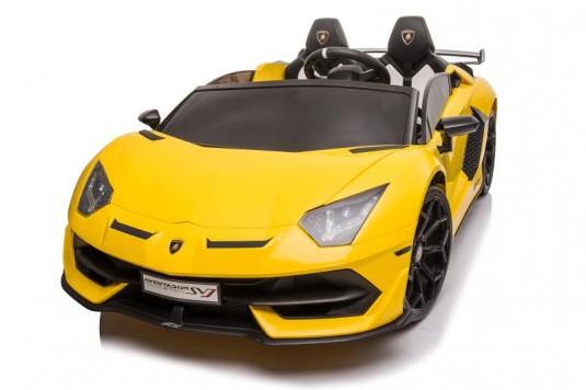 Электромобиль Lamborghini Aventador SVJ A111MP (Желтый) А111МР
