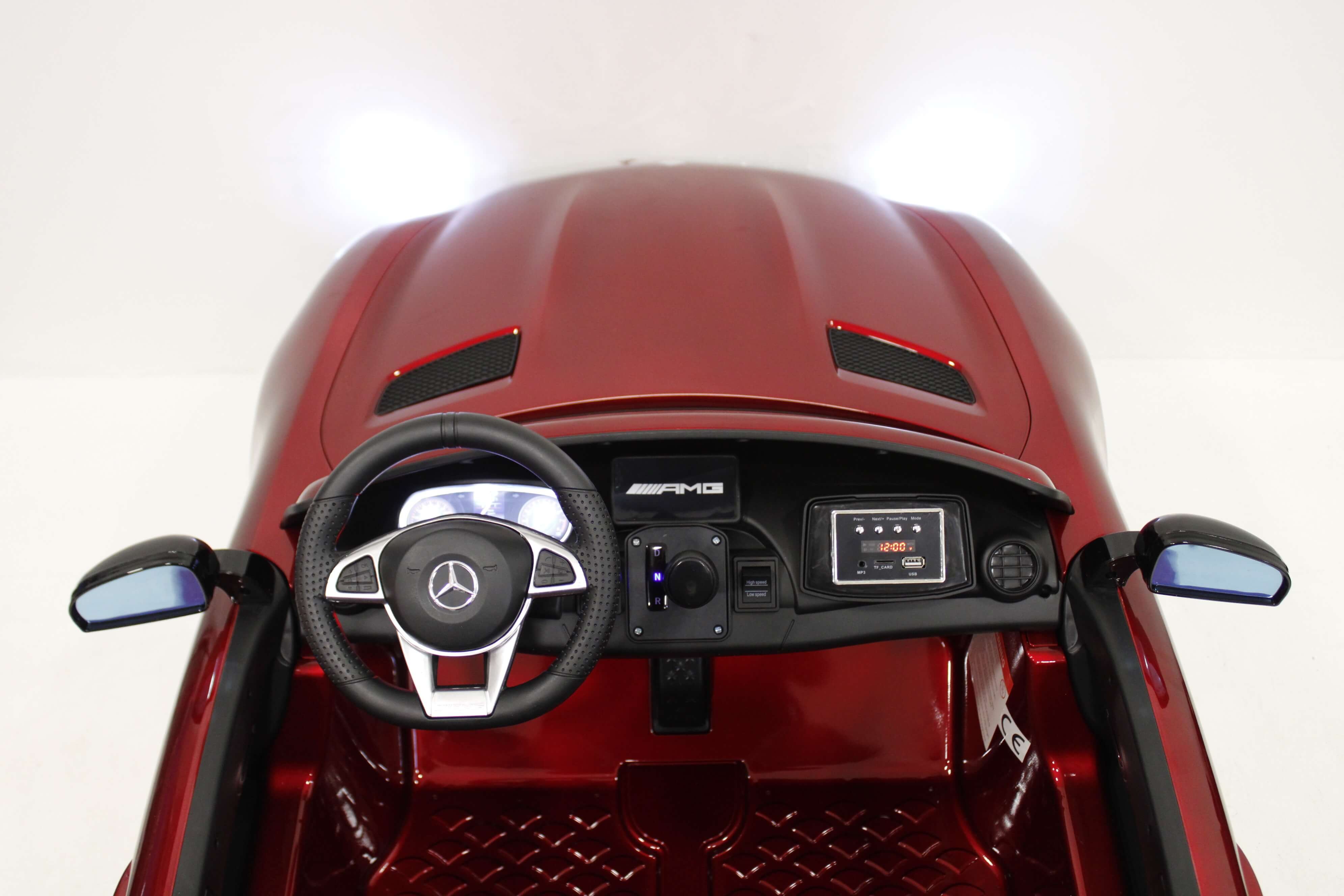 Двухместный полноприводный 4WD электромобиль Mercedes-Benz GTR 4x4 (Красный) HL289