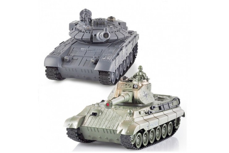 Танковый бой T90 и Tiger King на р/у ZEGAN 99820 99820