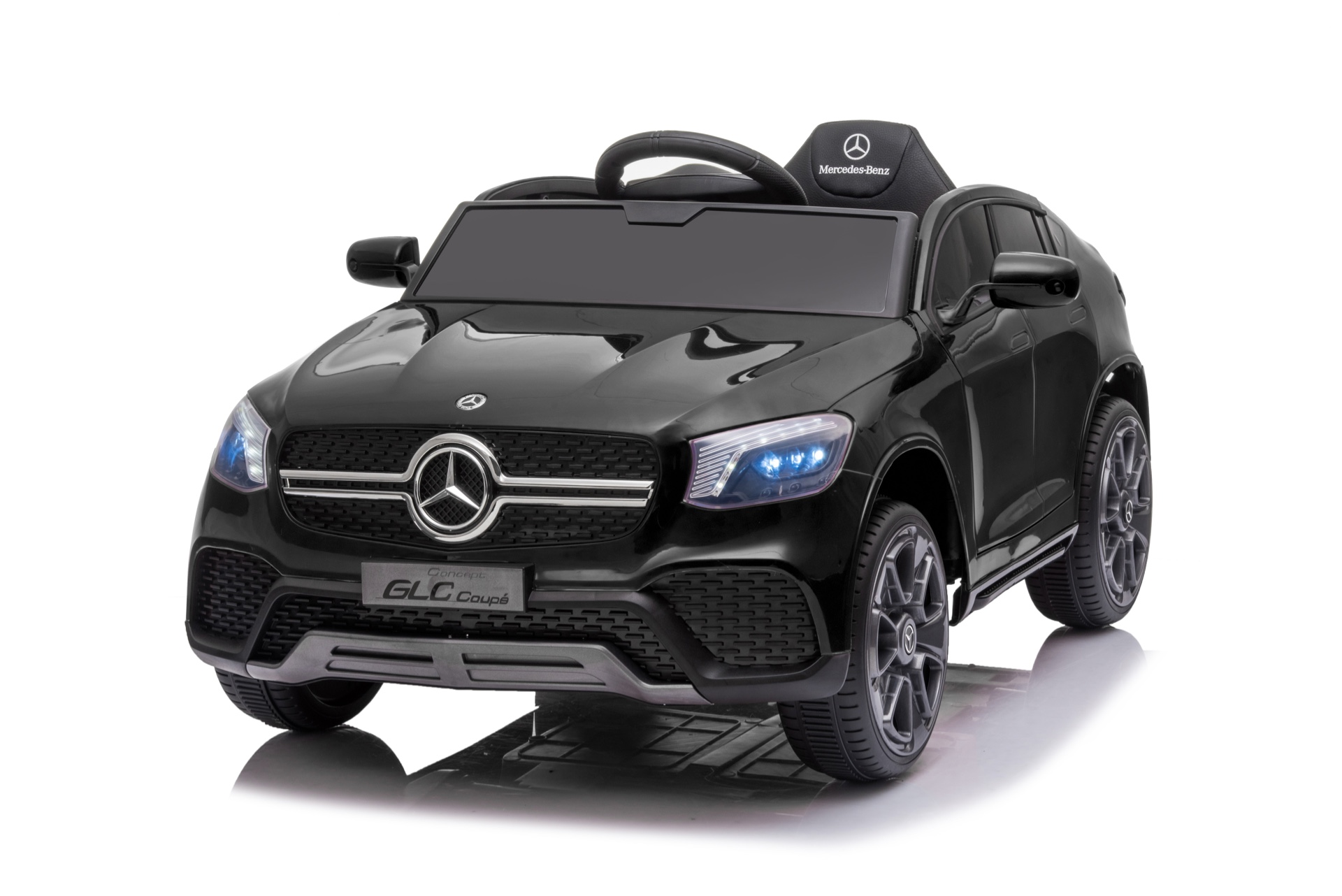 Детский электромобиль Mercedes-Benz GLC (Черный глянец) K555KK