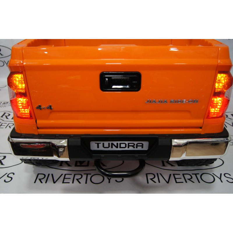 Двухместный электромобиль TOYOTA TUNDRA MINI (Лицензия) (Оранжевый) JJ2266