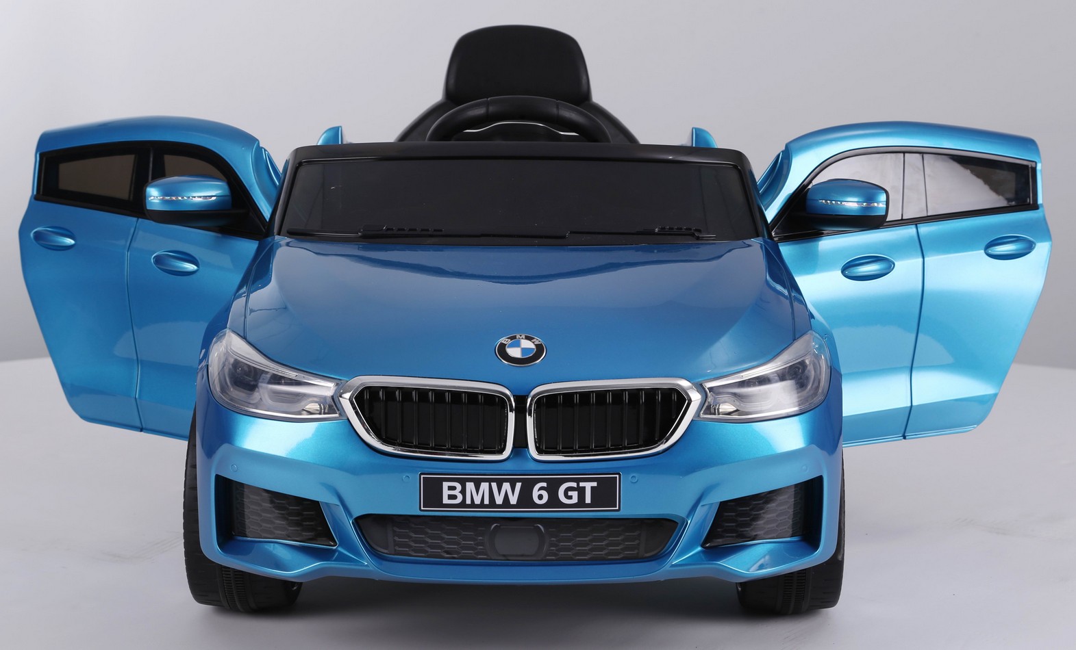 Электромобиль BMW 6 GT (Лицензионная модель) с пультом (Синий глянец) JJ2164