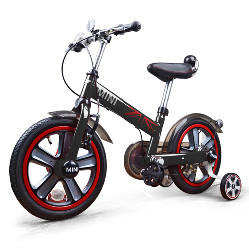 Детский двухколесный черный велосипед Rastar RSZ1401MB