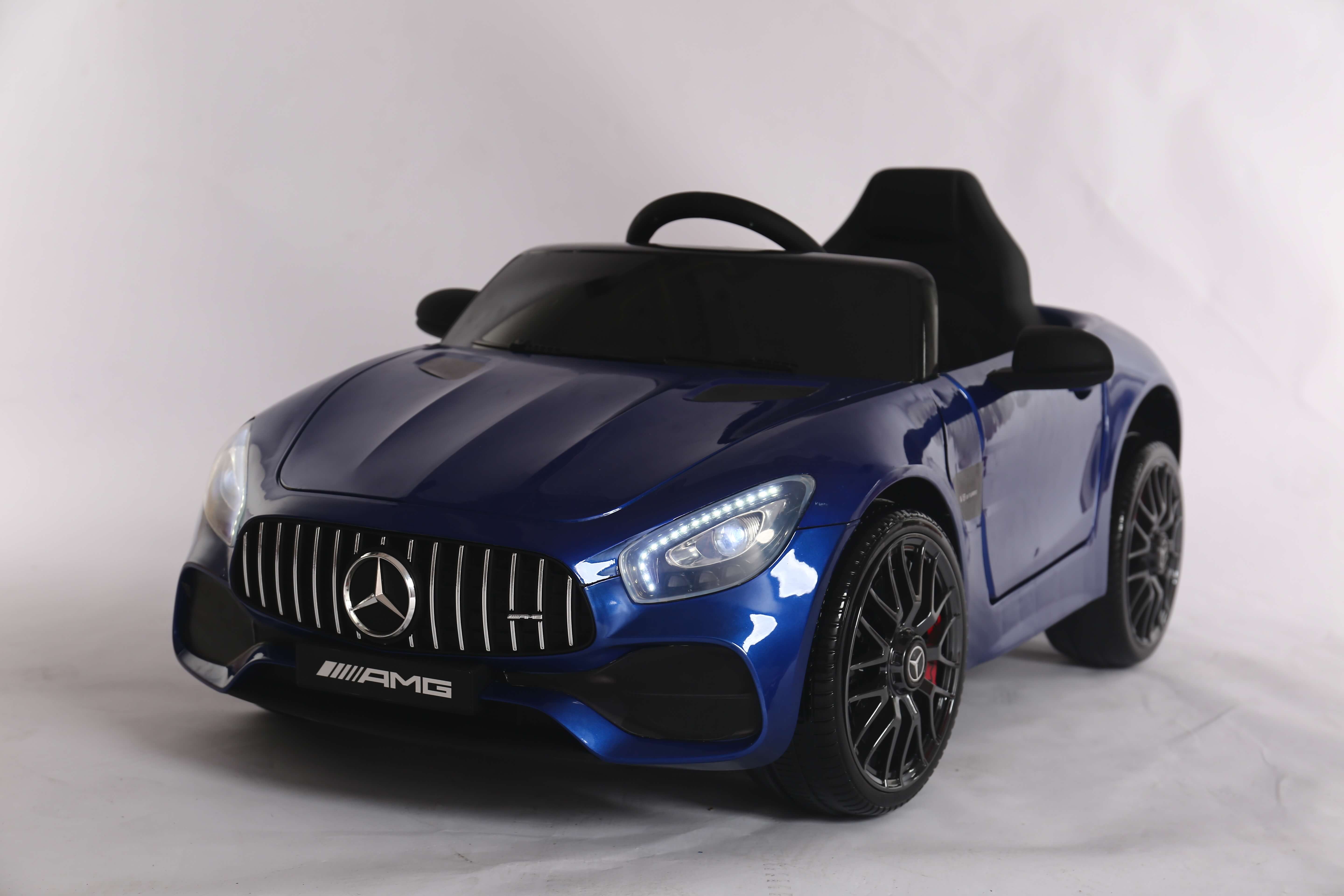 Электромобиль MERCEDES-BENZ AMG GT (Лицензионный) с пультом (Синий глянец) o008oo