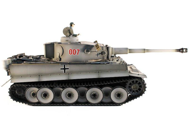 Радиоуправляемый танк Taigen 1:16 German Tiger 1 (ранняя версия, full metal) 2.4 Ghz (ИК) TG3818-1C-BTR-IR