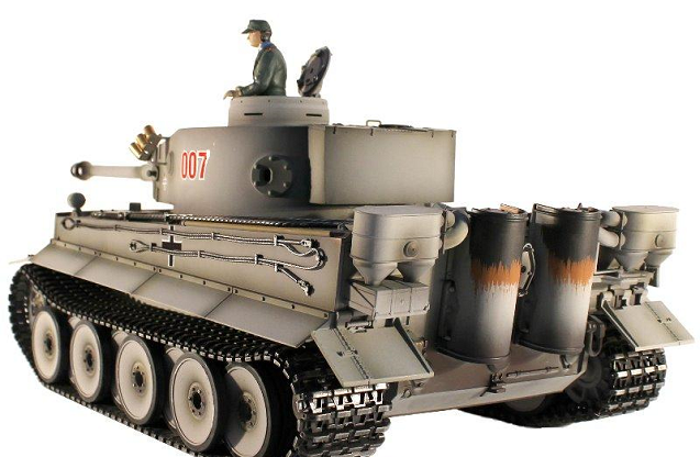 Радиоуправляемый танк Taigen 1:16 German Tiger 1 (ранняя версия, full metal) 2.4 Ghz (ИК) TG3818-1C-BTR-IR
