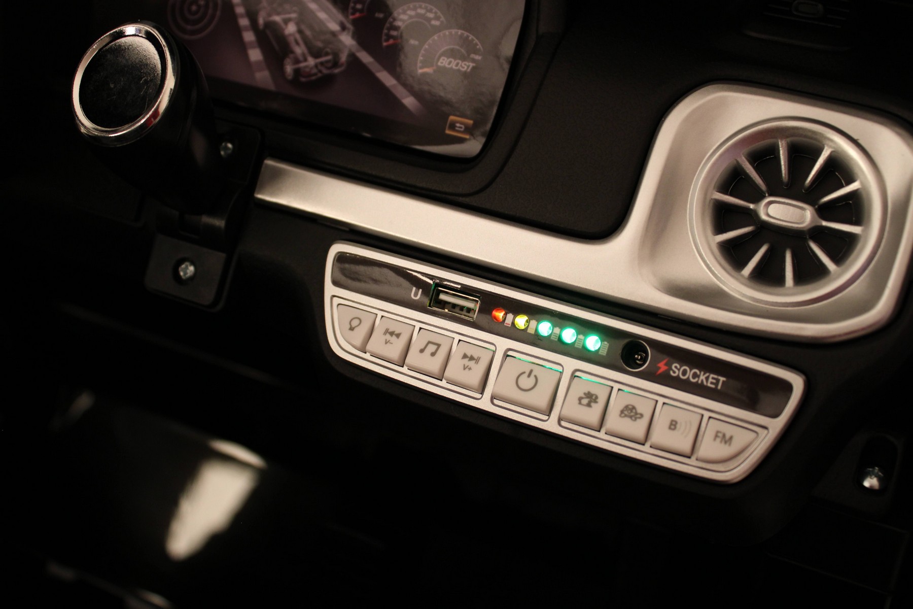 Электромобиль Mercedes-AMG G63 2WD (Лицензия) с пультом Двухместный (Черный) S307