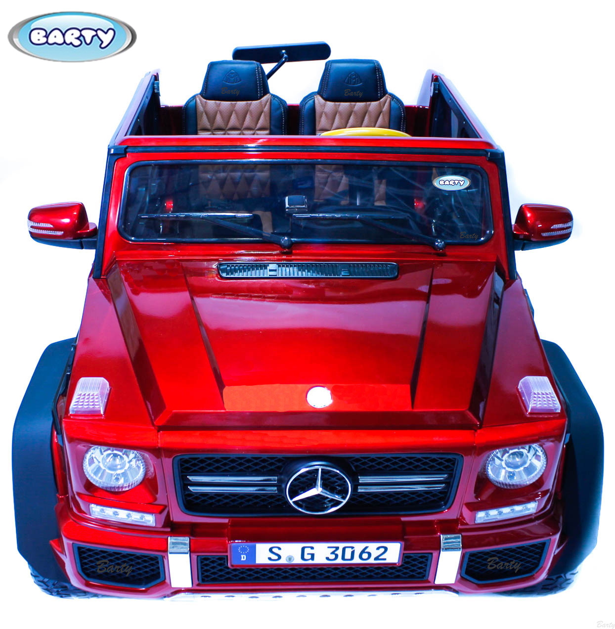 Электромобиль Mercedes-Maybach G 650 Landaulet 4WD (Красный глянец) A100