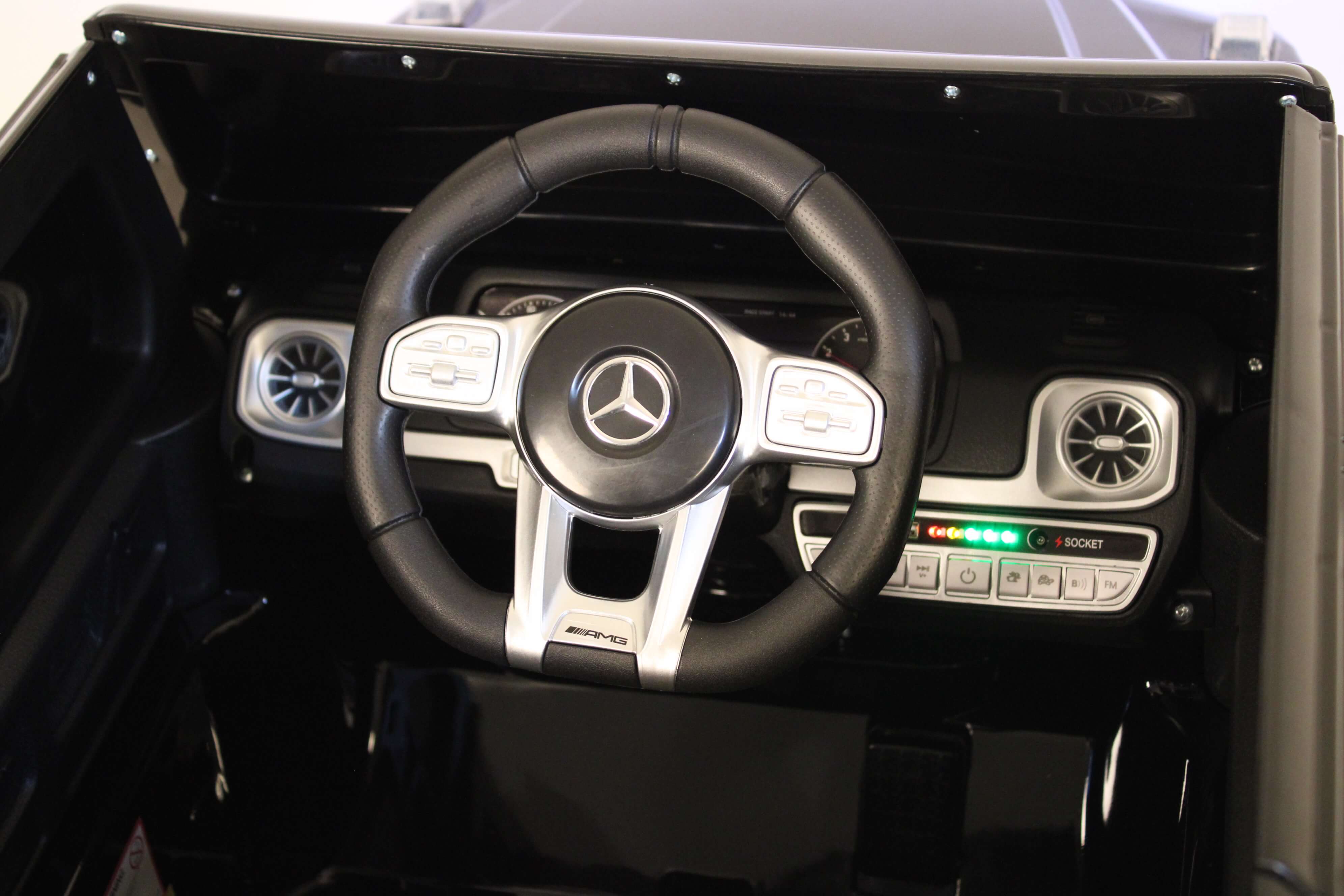 Электромобиль Mercedes-Benz G63 (Лицензия) с пультом (Серый глянец) T999TT
