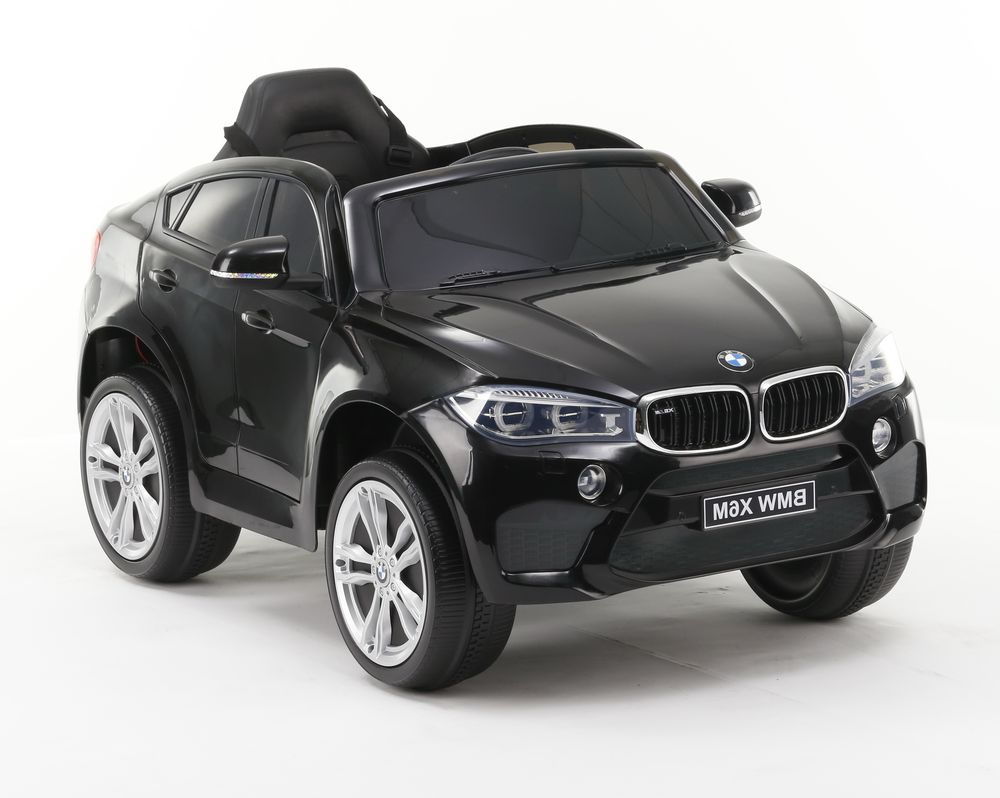 Детский электромобиль BMW X6M (JJ2199) черный глянец BMW-X6M-JJ2199-BLACK-GLANEC
