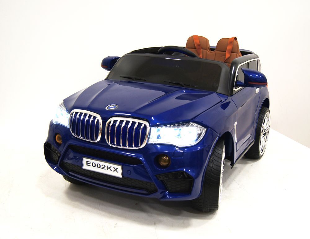 Детский электромобиль Е002КХ синий глянец E002KX-BLUE-GLANEC
