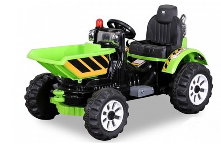Электромобиль трактор на аккумуляторе Jiajia (Зеленый) JS328C-G