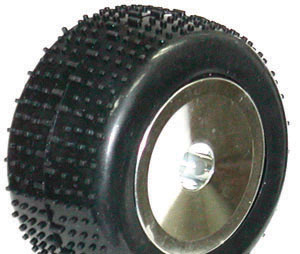Колеса в сборе 1/18 -Mini Pin/ chrome wheels (2шт) AS21062