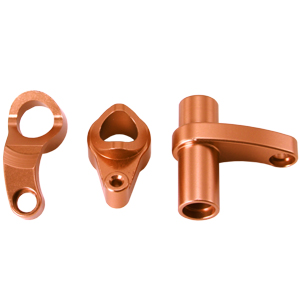 Alum. Bell Crank (Copper): ASSOCIATED RC8 GH-2395