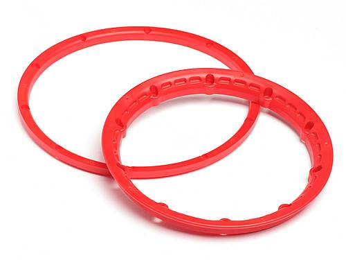 Кольца крепления шин на диски 1/5 Усиленные (RED/ 2компл) Baja5 HPI-3275