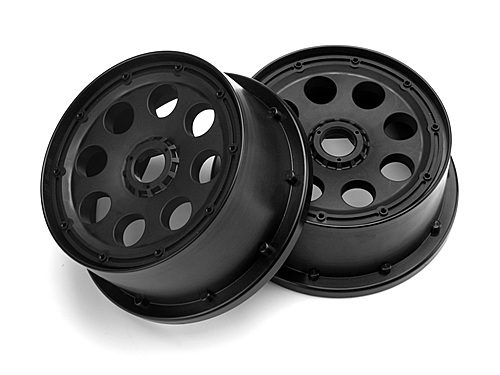 Диски колес багги 1/5 - OUTLAW BLACK (120x60mm/-4mm OFFSET/ 2шт) HPI-3331
