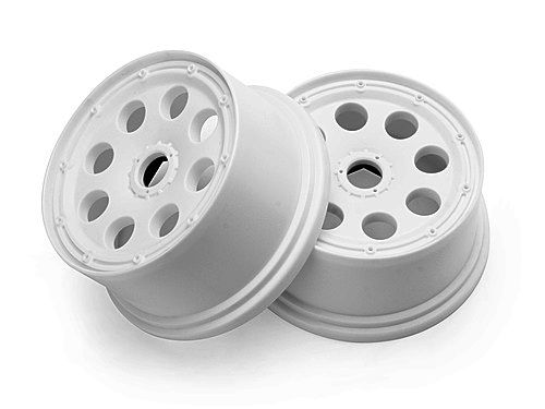 Диски трак 1/5 - OUTLAW WHITE (120x65mm/-10mm OFFSET/2шт) HPI-3335
