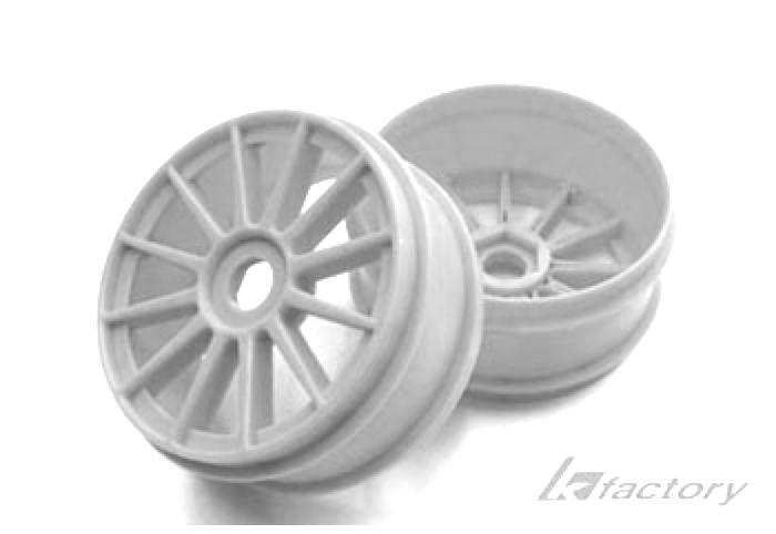 Диски колес багги 1/8 No-Slots (12-Spoke, 17mm, White) 2шт TM-K8003W