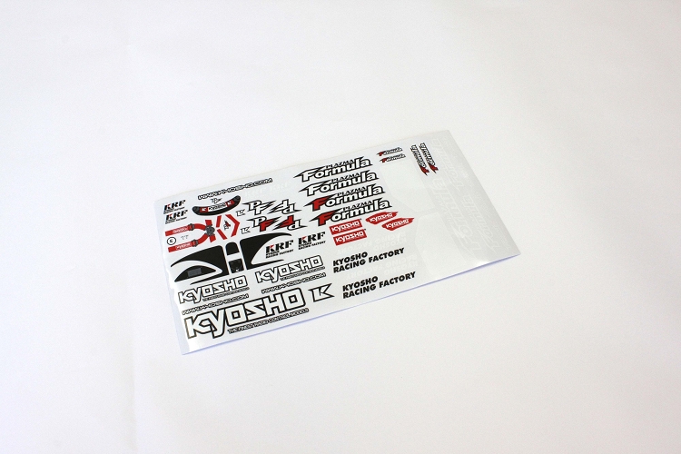 KYOSHO запчасти Sticker Sheet (PLAZMA FORMULA)   PZ132